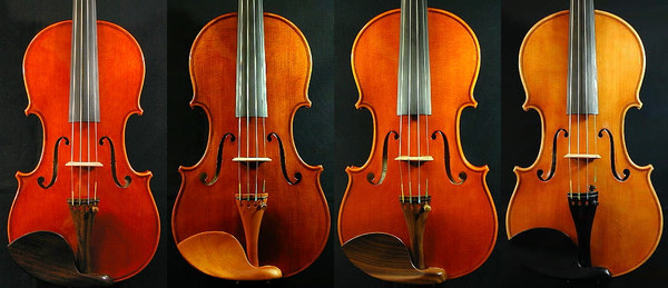 ヴァイオリンのニスの色の違い